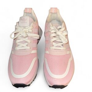 Adidas Originals Multix Sneakers Pink White Men's Size 7 Casual Running Shoes